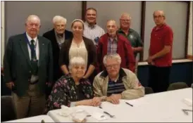  ?? SUBMITTED ?? The newly elected leadership team and new members, are from front and left are Norma Moses, Jim Media, Carl Farren, Heather Penrod, Jim Kniskern, Joe Miller, Ken Kirchner, Jim Rayl, and Bob Yates.