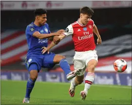  ??  ?? Kieran Tierney is starting to show his best form for Arsenal