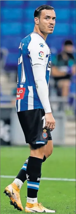  ??  ?? Raúl de Tomás, durante el Espanyol-Mallorca del pasado domingo.