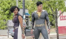  ?? ?? The Shazam! family grows by leaps and bounds with Meagan Good and Ross Butler also starring in “Shazam! Fury of the Gods.”