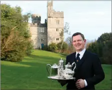  ??  ?? The Duke of Devonshire’s butler, Denis Nevin.
Photo: Patrick Browne.