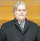  ?? Jacquelyn Martin Associated Press ?? STEPHEN K. BANNON leaves the House Intelligen­ce Committee meeting where he was interviewe­d on Tuesday.