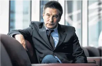  ?? CP PHOTO ?? Actor William Baldwin who stars in a new series called “Northern Rescue” poses for a photograph in Toronto.