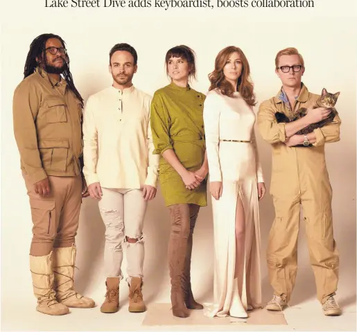  ?? COURTESY OF SHERVIN LAINEZ ?? Lake Street Dive is touring in support of its album “Free Yourself Up,” released on May 4.