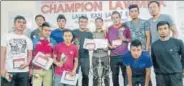  ?? HT PHOTO ?? Chinga Veng FC, a locality based club that won the district wise intervilla­ge and local council championsh­ip this year.