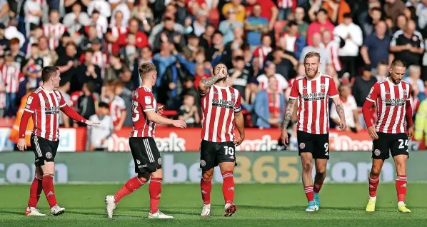  ?? ?? MIXED REVIEWS: Sheffield United have had an up-and-down time in the Championsh­ip so far this season.