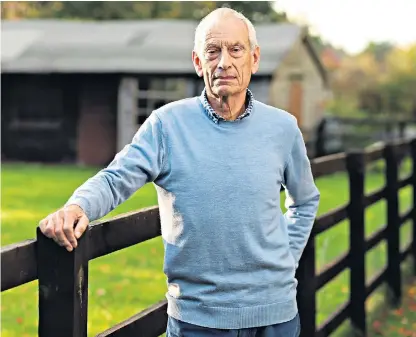  ??  ?? John Smart, pictured at his home near Coventry, has waited six months for treatment after first coughing up blood in April