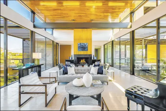  ?? Ivan Sher Group ?? Former MGM Resorts Internatio­nal Chairman and CEO Jim Murren lists his home in The Ridges in Summerlin for $10.5 million.