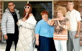  ?? ?? Everybody’s favourite Australian quintet, Peter Rowsthorn, Gina Riley, Magda Szubanski, Jane Turner and Glenn Robbins are back in action.