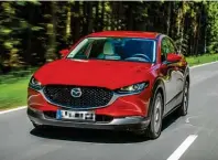  ?? Foto: Mazda ?? Der neue Mazda CX-30 feiert jetzt seine Premiere und ist ab heute auch bei Auto Kraus in Buttenwies­en zu sehen.