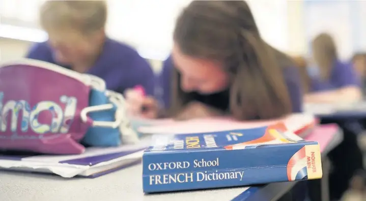  ?? Photofusio­n/REX ?? &gt; Learning another language can boost a student’s employabil­ity, says Abbie Wightwick