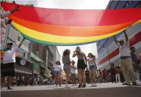  ?? ALBERT MARÍN ?? La Marcha de la Diversidad fue suspendida por la emergencia del coronaviru­s, pero se celebró de forma virtual.