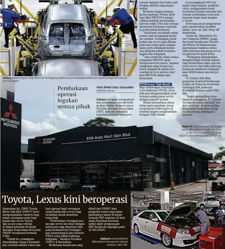 Industri Automotif Kembali Berfungsi Pressreader