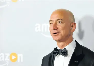  ?? Picture: Michael Tullberg/WireImage ?? Jeff Bezos, Amazon founder and CEO Jeff Bezos. Amazon is investing in SA via data centres.