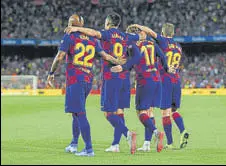  ?? GETTY IMAGES ?? Barcelona who have dominated La Liga in recent years are odds on favourites to retain the title this season.