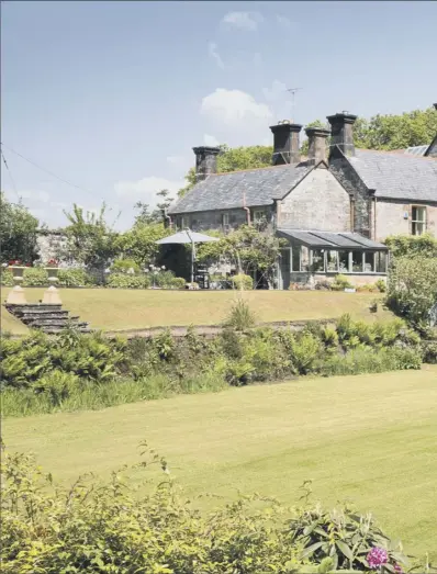  ??  ?? Waterside House (main) and (left to right, below) High Aldons, Scourie Lodge and Kinlochfol­lart