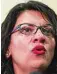  ??  ?? Rashida Tlaib, de origen palestino