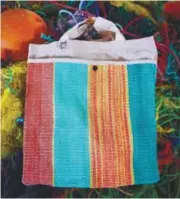  ?? INSTAGRAM ?? A bag made from fishing nets by Simili. –
