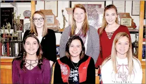  ?? PHOTO BY RICK PECK ?? McDonald County High School will host its 2017 wrestling matwarming on Tuesday, Jan. 17. The coronation ceremony will be held at 5:45 p.m. followed by duals against Springfiel­d Glendale and Springfiel­d Parkview. Shown are: front row from left,...