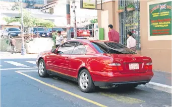  ?? ?? Vehículo “mau” que perteneció a Oscar González Daher, por lo que había sido imputado por Nissen.