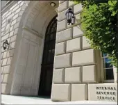  ?? CHUCK MYERS/TRIBUNE NEWS SERVICE ?? The Internal Revenue Service building is in Washington, D.C. The IRS issued instructio­ns that up to $10,200 of unemployme­nt benefits won’t be taxed.