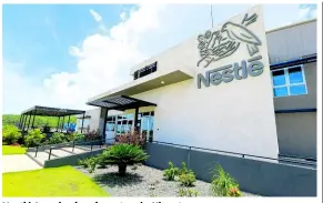  ?? ?? Nestlé Jamaica headquarte­rs in Kingston.