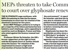  ??  ?? EU FARM ministers have had a first round of talks on the future of the Common Agricultur­al Policy (CAP) following a Commission paper earlier this month.
EU farm ministers and lobby groups are gearing up for a fight over potential cuts to the CAP...