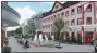  ?? MACKENZIE ARCHITECTS P.C. ?? This rendering, provided by JM Developmen­t Group LLC, shows how a pedestrian plaza at The Kingstonia­n would appear, built above what is now Fair Street Extension in Kingston, N.Y.