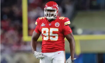  ?? ?? Chris Jones has won two Super Bowl titles with the Kansas City Chiefs. Photograph: Rob Carr/Getty Images