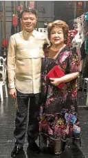  ??  ?? Gino Gonzales and Virgie Ramos in Paul Cabral