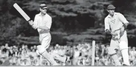  ??  ?? The duke was a keen cricketer