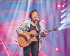  ?? FOTO: SILVIU GUIMAN ?? Diana Ezerex aus Biberach ist am Montag in der ersten Runde der Castingsho­w „ X Factor“auf Sky zu sehen.