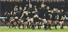  ??  ?? Matthew laid down in front of the New Zealand team while they performed the haka during the 2015 Rugby World Cup quarter-final match Canon EOS-1D X, 24-70mm, 1/640sec at f/3.5, ISO 2000