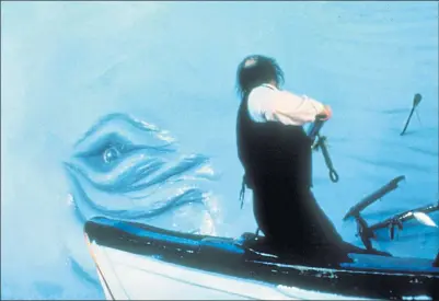  ?? ?? A whaler gets eye to eye with Mobydick in a 1998 movie