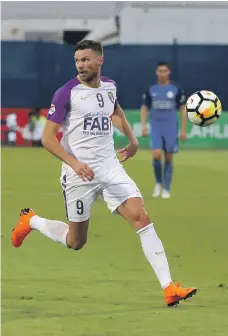  ?? Pawan Singh / The National ?? Al Ain striker Markus Berg has 30 goals in 32 games in a remarkable debut season for the Swede