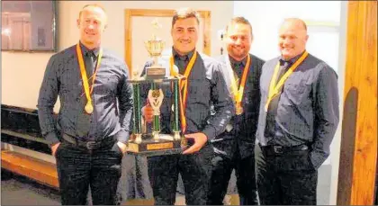  ?? PHOTO / SUPPLIED ?? The Thames Valley Swampfoxes had a massive year and took out the Mitre 10 Heartland division, with captain Brett Ranga being named the championsh­ip player of the year.