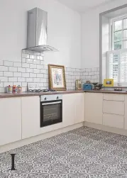  ??  ?? 2 1 1,2,3,5&6 Kitchen The split-level floor was the clincher when Gemma first saw the property being converted. the Sofia kitchen, from £3,938 for eight units, Wickes, is in this style. berkeley floor tiles, £67.56sq m, topps tiles, are comparable. the...