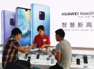  ?? GREG BAKER / AFP / GETTY IMAGES ?? Huawei has quietly establishe­d itself as a provider of technology essential to Canada’s telecom infrastruc­ture.