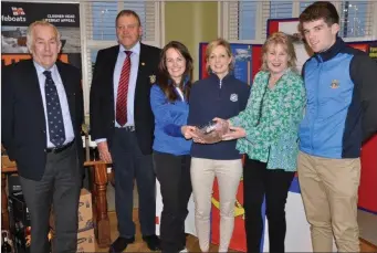  ??  ?? Third Prize : Noel Phillips, Pat McCabe, (Captain), Aoife Allen, Susan McGuirk &amp; Ann Marie Daly.