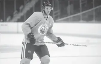  ?? SHAUGHN BUTTS ?? Connor McDavid will need some more help this season if the Oilers want to make the playoffs.