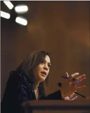  ?? ALEXANDER DRAGO-POOL — GETTY IMAGES ?? In 2017, Sen. Kamala Harris became the first South Asian American senator in history and only the second Black woman to serve in the Senate.