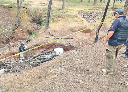  ?? ESPECIAL ?? El campamento operaba en el Cerro Grande, dentro de la delegación las Navajas, en Tala