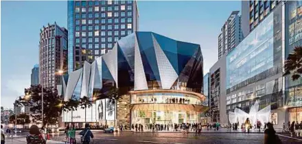  ?? PIC COURTESY OF THE STARHILL ?? An artist’s impression of revamped The Starhill mall in Jalan Bukit Bintang.
