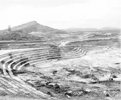  ??  ?? Photo shows the KCD open pit gold mine, operated by Randgold, at the Kibali mining site in the Democratic Republic of Congo. Congo has reinstated aVAT on mining company imports, the chamber of mines said, part of what miners say is a deteriorat­ing...