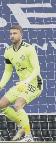  ??  ?? Steven Davis beats keeper Scott Bain with an acrobatic effort for Rangers’ opener