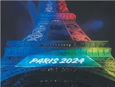  ??  ?? Ya no quedan dudas de que la cañital fi1ancesa o1ganiza1á los Juegos Olímñicos de 2024.