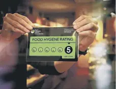  ?? ?? The Food Hygiene Rating scheme ‘continues to be successful’.