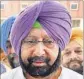  ??  ?? Captain Amarinder Singh