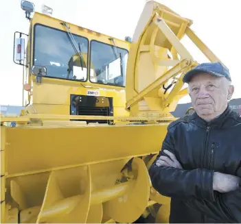  ?? PHOTO JEAN-FRANÇOIS DESGAGNÉS ?? L’homme d’affaires Yvon Maheux, âgé de 79 ans, a travaillé toute sa vie dans les domaines de l’immobilier et de la vente de machinerie usagée pour le déneigemen­t.