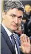  ?? REUTERS ?? Kroatiens Premier Zoran Milanovic